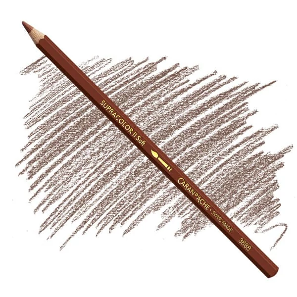 Creioane acuarelă Caran d'Ache Supracolor Soft  - 059, brown
