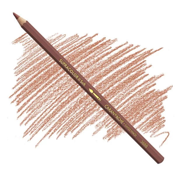Creioane acuarelă Caran d'Ache Supracolor Soft  - 069, burnt sienna