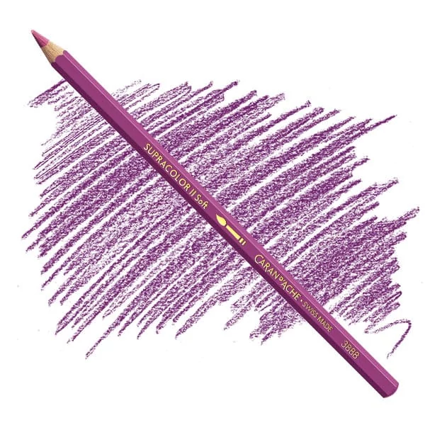 Creioane acuarelă Caran d'Ache Supracolor Soft  - 100, purple violet