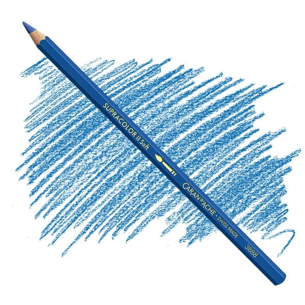 Creioane acuarelă Caran d'Ache Supracolor Soft  - 150, sapphire blue