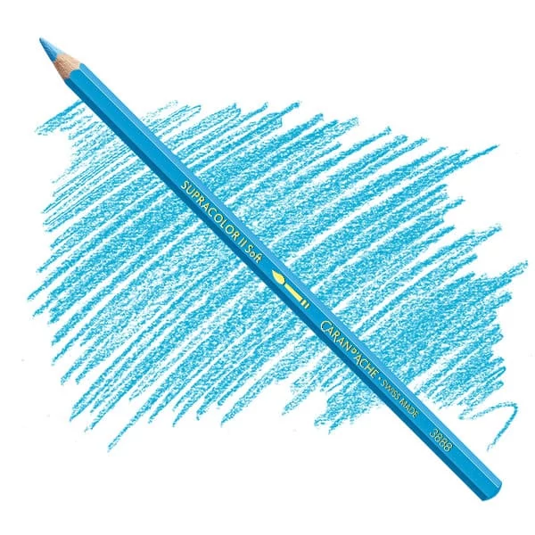 Creioane acuarelă Caran d'Ache Supracolor Soft  - 161, light blue