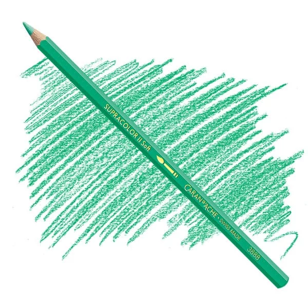 Creioane acuarelă Caran d'Ache Supracolor Soft  - 201, veronese green