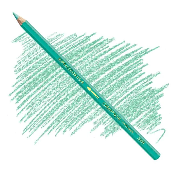 Creioane acuarelă Caran d'Ache Supracolor Soft  - 211, jade green