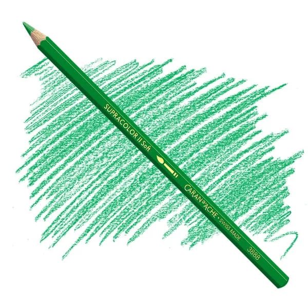 Creioane acuarelă Caran d'Ache Supracolor Soft  - 220, grass green
