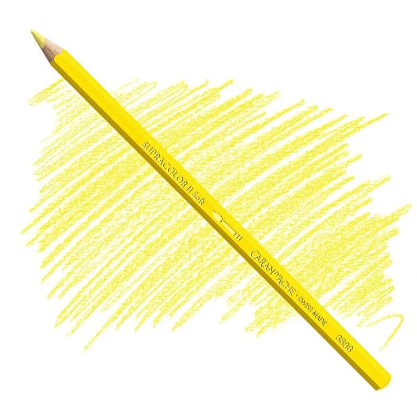 Creioane acuarelă Caran d'Ache Supracolor Soft  - 240, lemon yellow