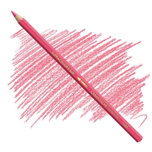 Creioane acuarelă Caran d'Ache Supracolor Soft  - 270, raspberry red