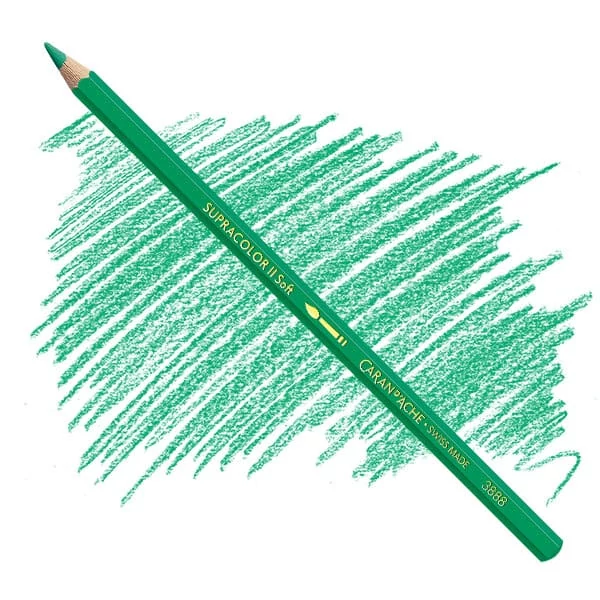 Creioane acuarelă Caran d'Ache Supracolor Soft  - 290, empire green