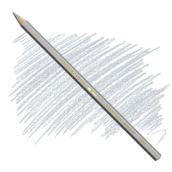 Creioane acuarelă Caran d'Ache Supracolor Soft  - 498, silver