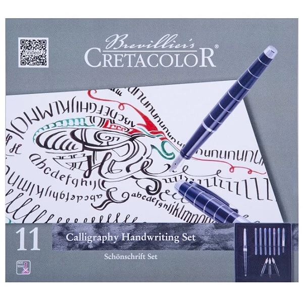 Set de scris pentru caligrafie Cretacolor, 11 buc