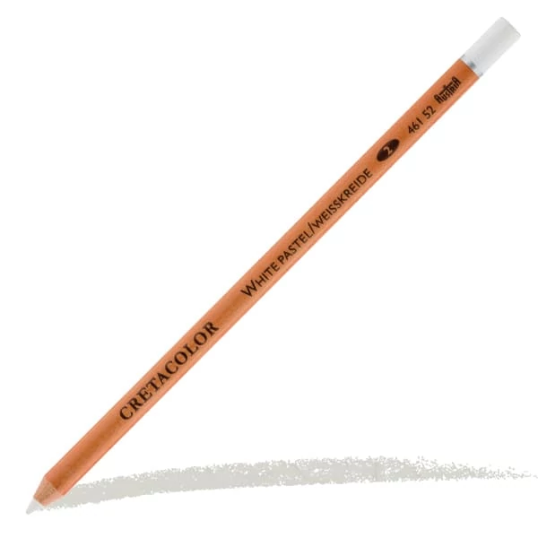 Creion Cretacolor - pastel alb, uscat, mediu