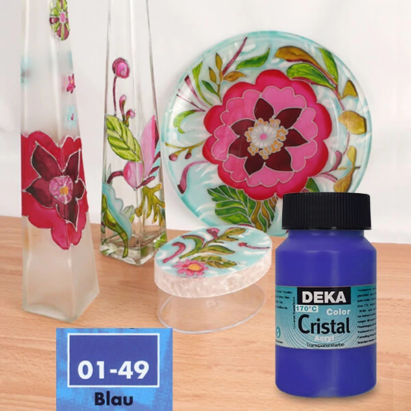 Vopsea sticlă Deka Color Cristal 125 ml - 49 albastru