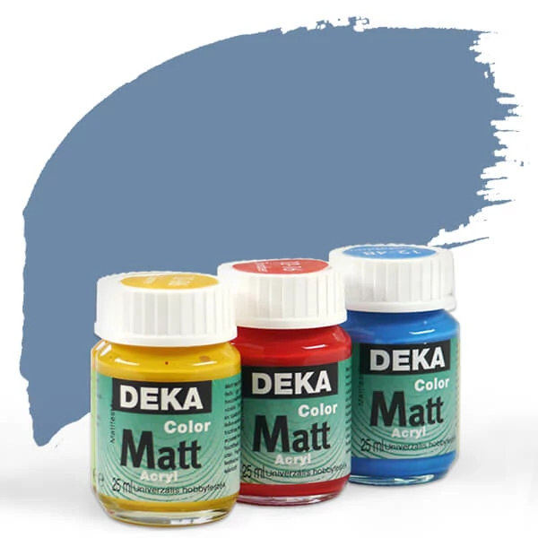 Vopsea acrilică Deka Color Matt 25 ml - 46 gri albăstrui
