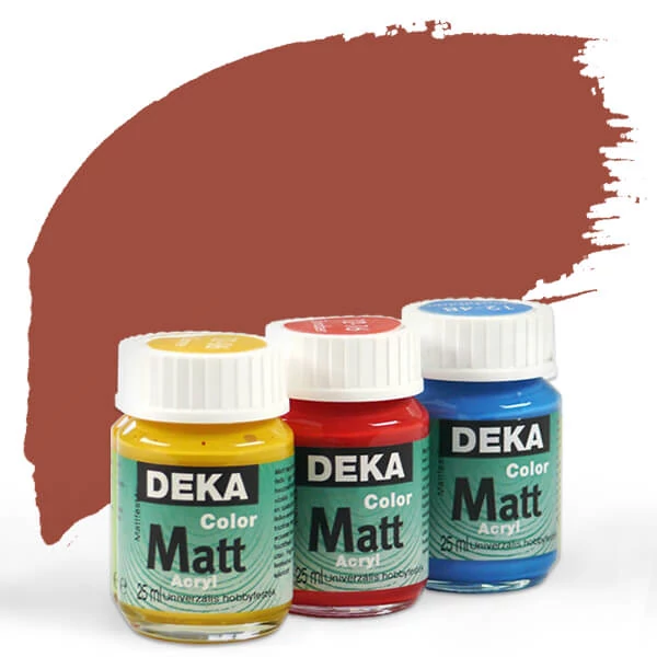 Vopsea acrilică Deka Color Matt 25 ml - 81 sienna
