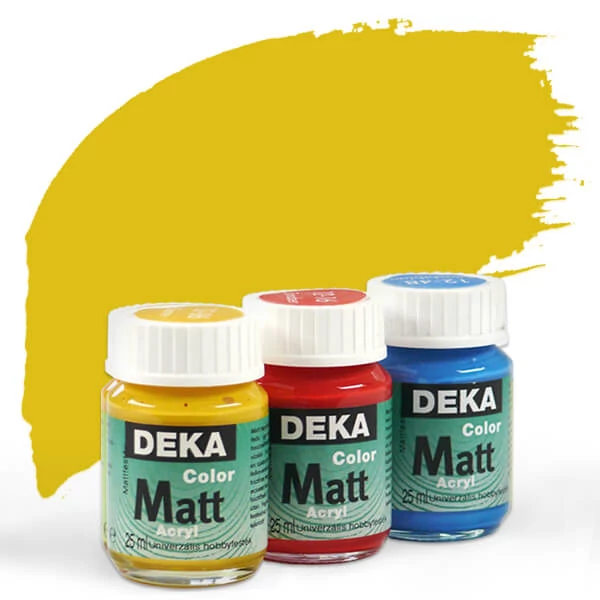 Vopsea acrilică Deka Color Matt 25 ml - 94 gold