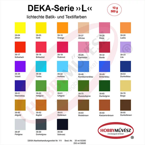 Vopsea batik Deka 10 g - oră aurie