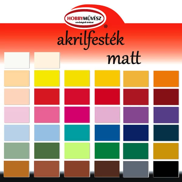 Vopsea acrilică Hobby Artist , 40 ml - mată , 071, galben napolitan stralucitor