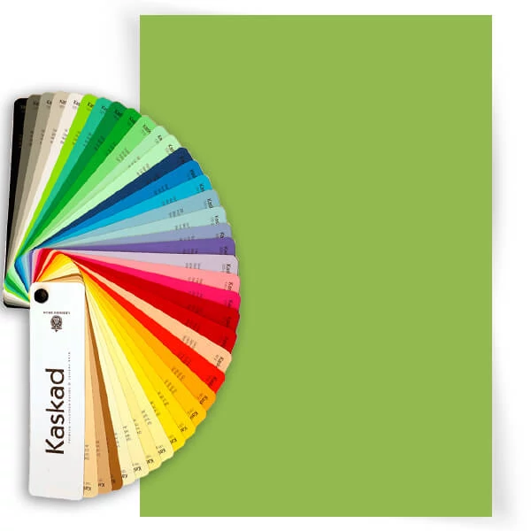 Kaskad színes fénymásolópapír, A/4, 80 g , 10 db - 66, limezöld, Parakeet green