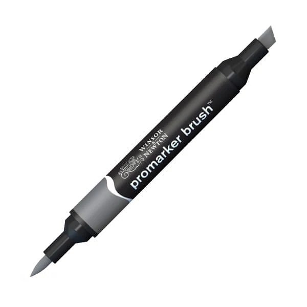 Promarker Brush marker  cu alcool cu două vârfuri  - CG4, cool grey 4