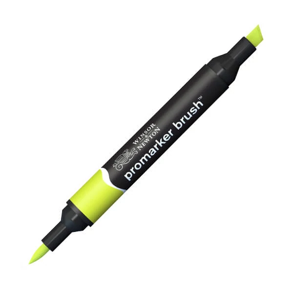 Marker tip pensulă cu alcool cu două vârfuri Promarker Brush - G178, lime green