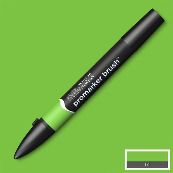 Marker tip pensulă cu alcool cu două vârfuri Promarker Brush - G267, bright green