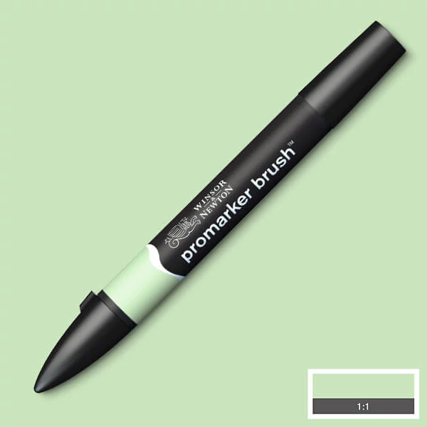 Marker tip pensulă cu alcool cu două vârfuri Promarker Brush - G339, meadow green