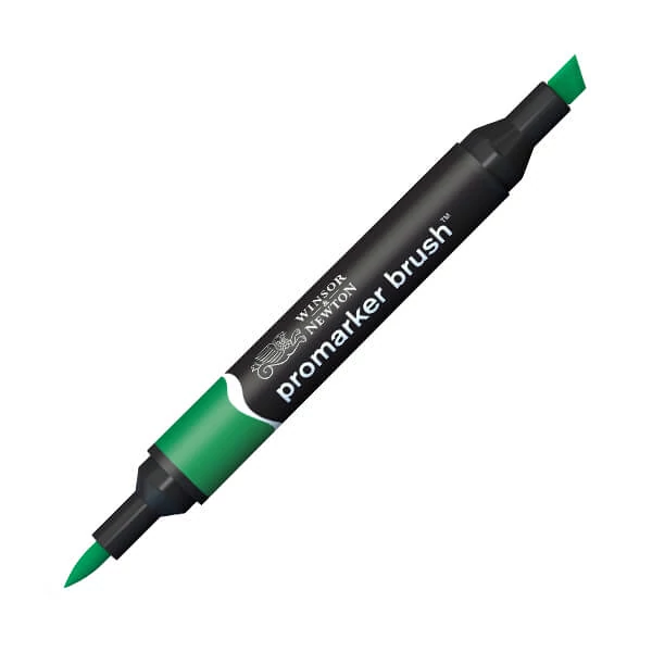 Marker tip pensulă cu alcool cu două vârfuri Promarker Brush - G756, lush green