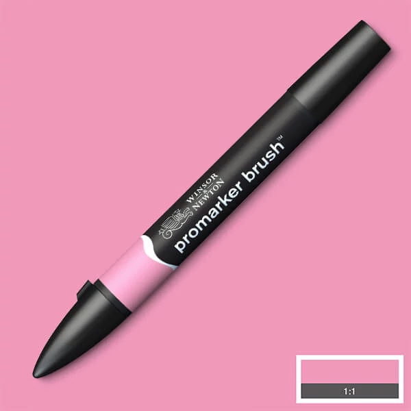 Marker tip pensulă cu alcool cu două vârfuri Promarker Brush - M727, rose pink
