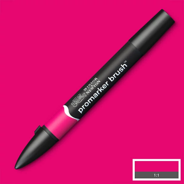 Marker tip pensulă cu alcool cu două vârfuri Promarker Brush - M865, magenta