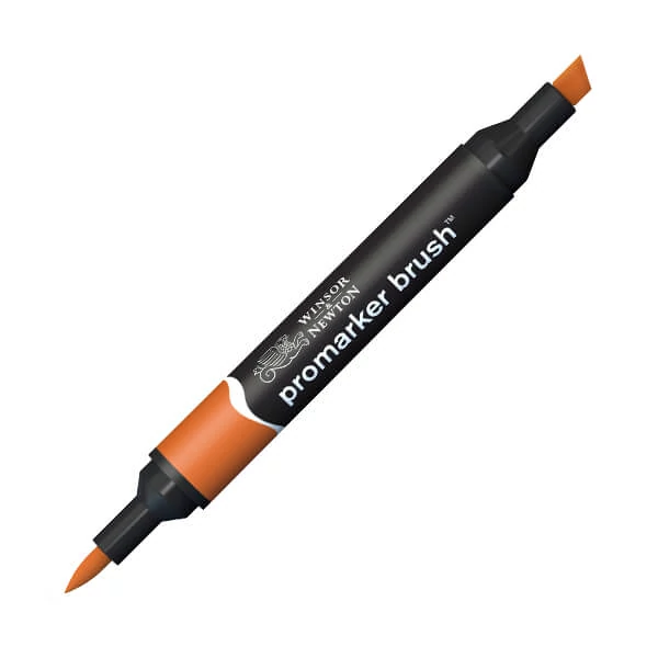 Promarker Brush marker  cu alcool cu două vârfuri  - O345, saddle brown
