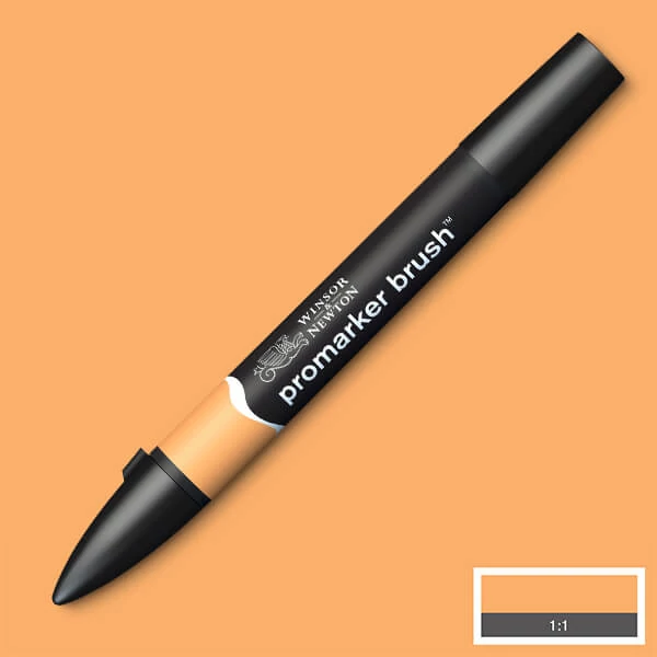 Marker tip pensulă cu alcool cu două vârfuri Promarker Brush - O538, apricot