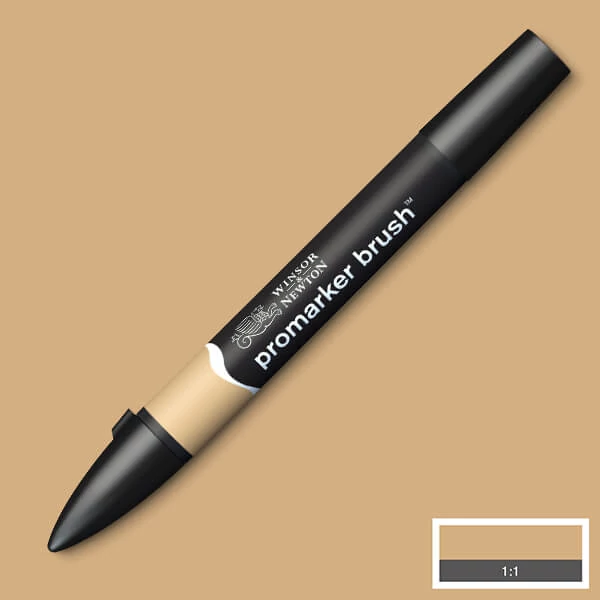 Marker tip pensulă cu alcool cu două vârfuri Promarker Brush - O837, praline