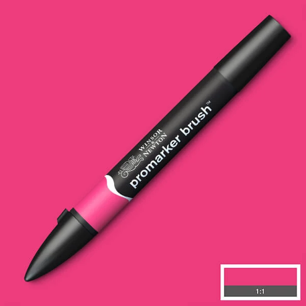 Marker tip pensulă cu alcool cu două vârfuri Promarker Brush - R156, carmine