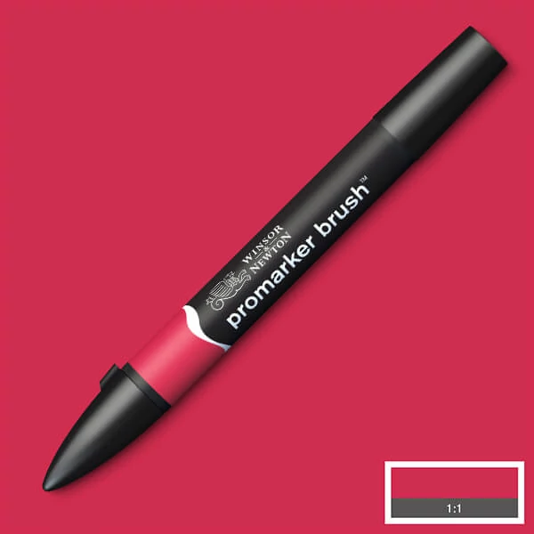 Promarker Brush marker  cu alcool cu două vârfuri  - R455, ruby