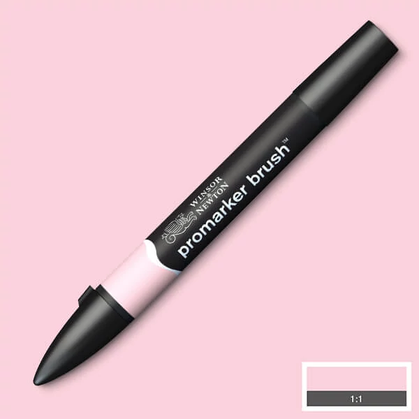 Marker tip pensulă cu alcool cu două vârfuri Promarker Brush - R519, pale pink
