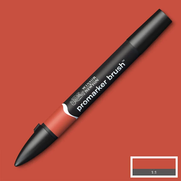 Marker tip pensulă cu alcool cu două vârfuri Promarker Brush - R946, burnt orange