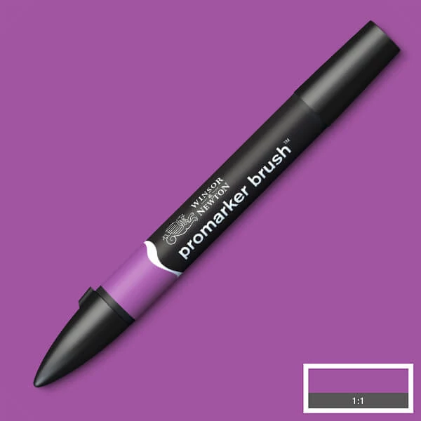 Marker tip pensulă cu alcool cu două vârfuri Promarker Brush - V546, purple