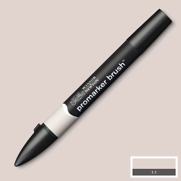 Promarker Brush marker  cu alcool cu două vârfuri  - WG1, warm grey 1