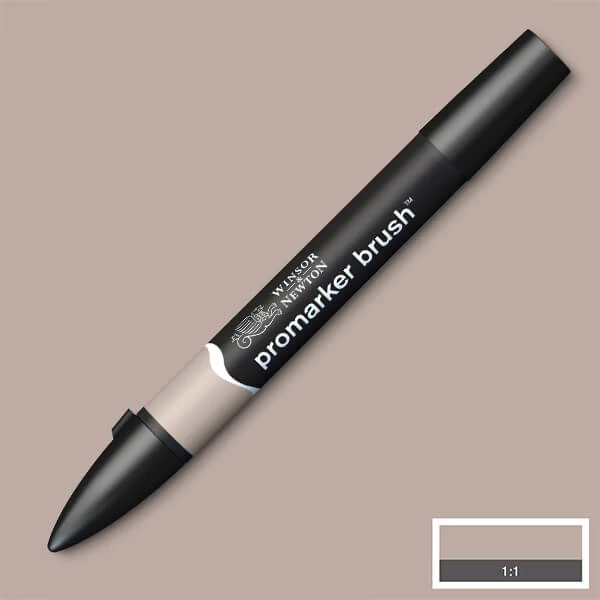 Marker tip pensulă cu alcool cu două vârfuri Promarker Brush - WG2, warm grey 2