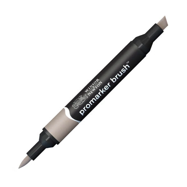 Promarker Brush marker  cu alcool cu două vârfuri  - WG3, warm grey 3