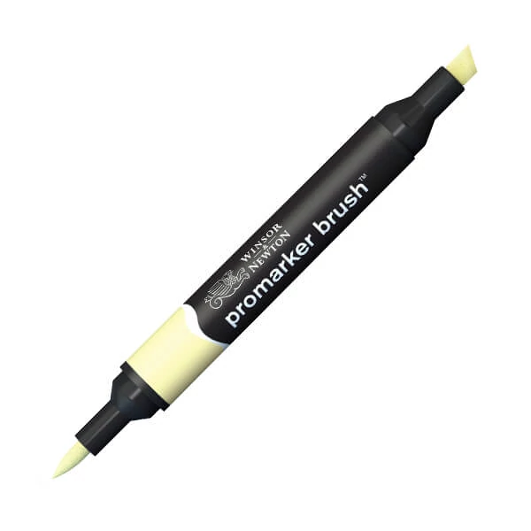 Marker tip pensulă cu alcool cu două vârfuri Promarker Brush - Y828, soft lime