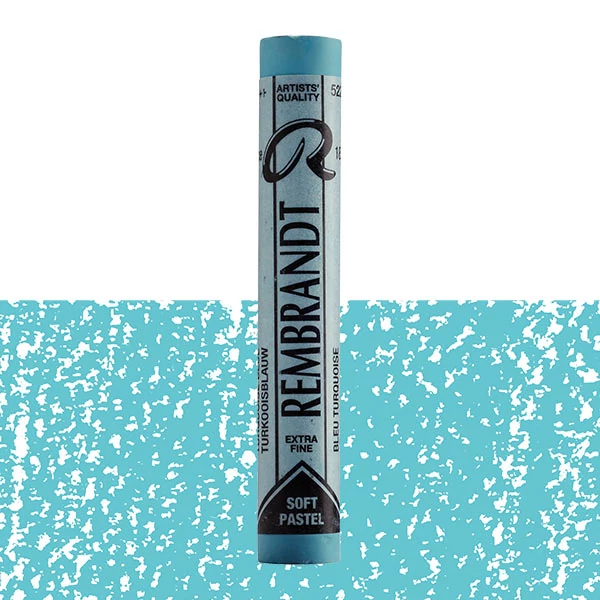cretă pastel uscat Rembrandt - 522.8, turquoise blue