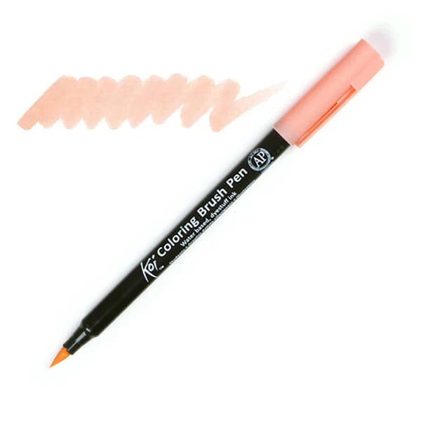 Sakura Koi Brush Pen marker tip pensulă  - 205, coral red