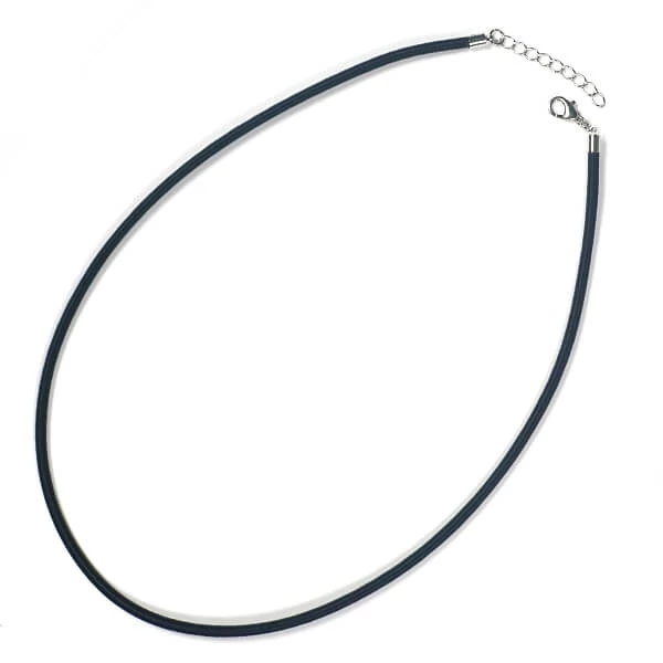 Colier din mătase cu armătură, 4 mm - mov