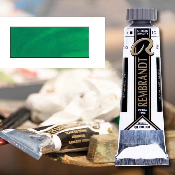 Talens Rembrandt Culori ulei, 40 ml - 650, sevres green