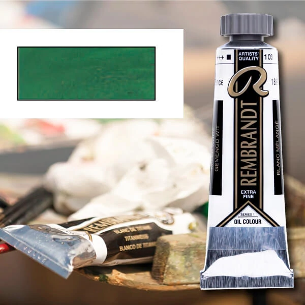 Talens Rembrandt Culori ulei, 40 ml - 668, chromium oxide green