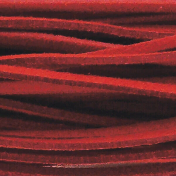 Fire din piele , 90 cm - rosie