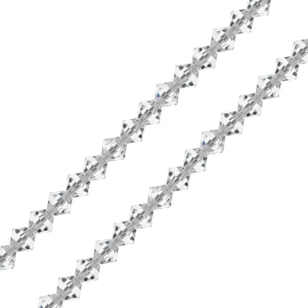 Colier din Mărgele conice de cristal  Preciosa, 4 mm - Cristal