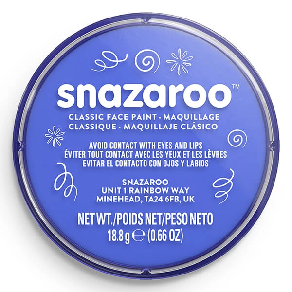Snazaroo arcfesték korong - égkék, sky blue 355