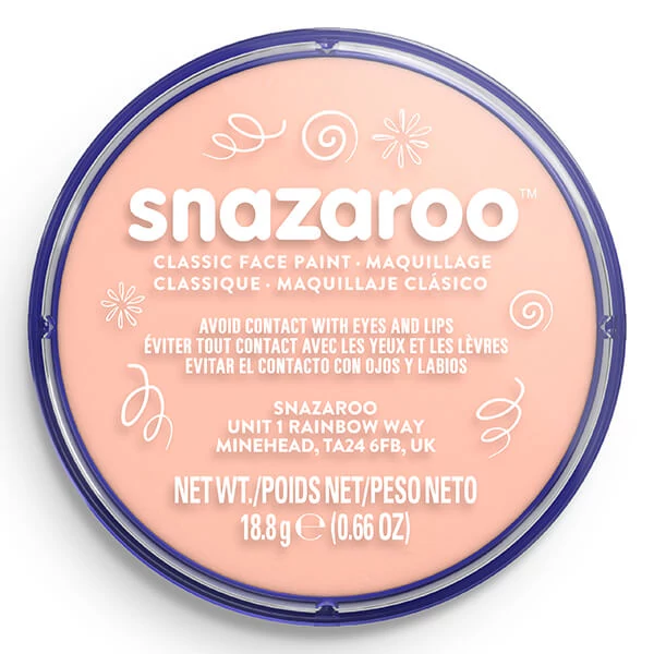 Snazaroo arcfesték korong - halvány rózsaszín, pink blush 500