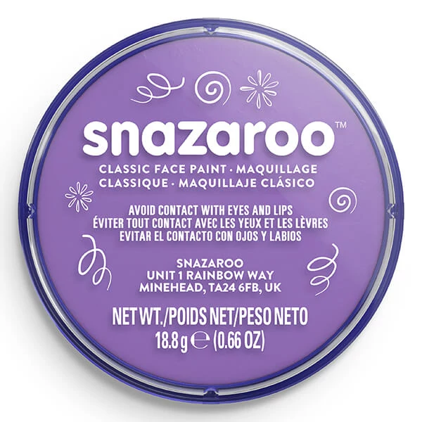 Snazaroo arcfesték korong - lila, lilac 877